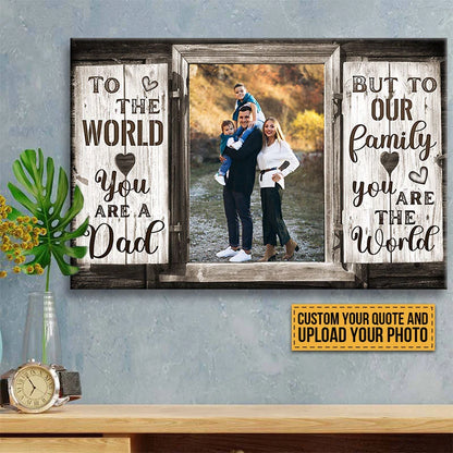 "The Only Thing Better" Personalized Canvas / Poster - Custom Wall Art Gift for Husband & Dad