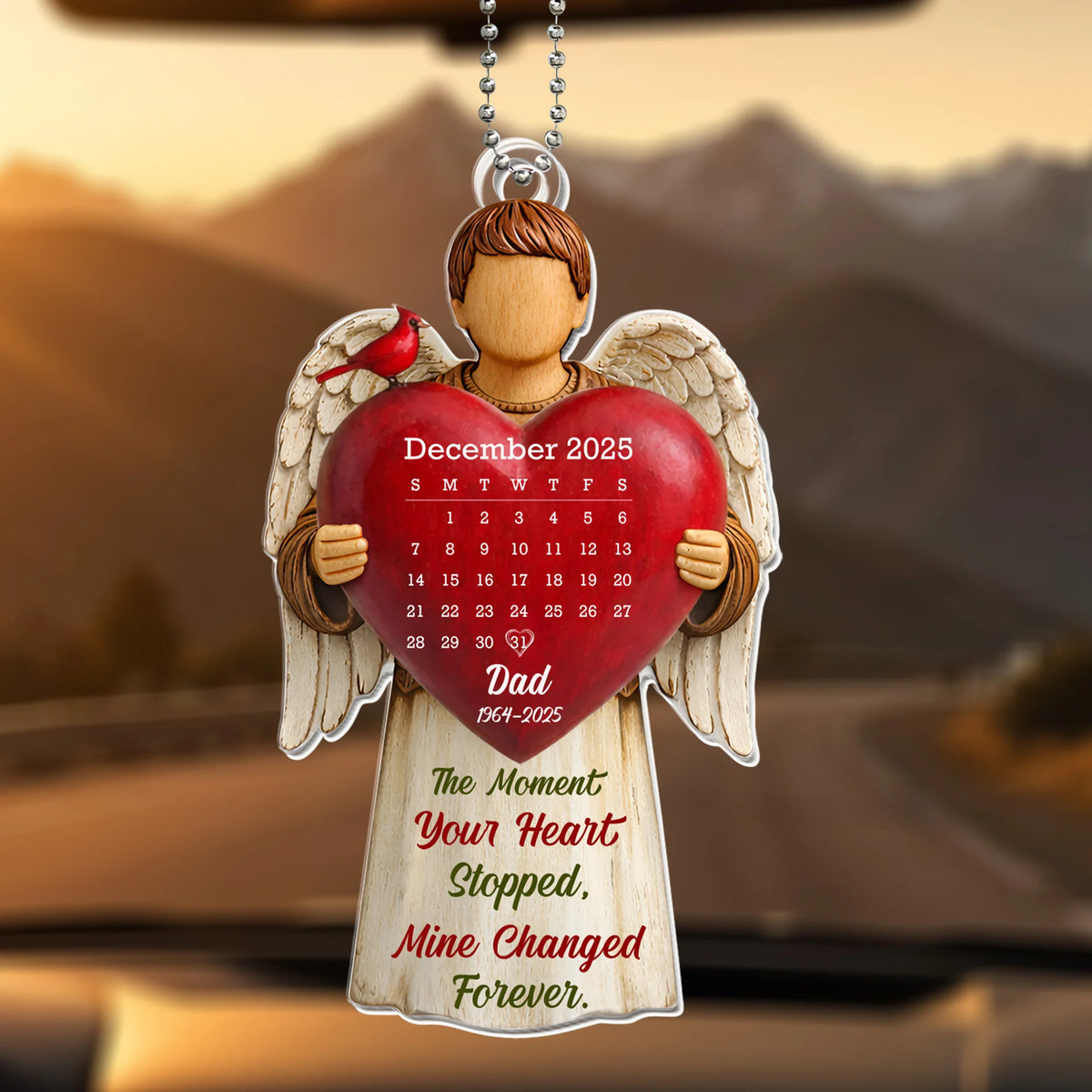 The Moment Your Heart Stopped, Angel Holding Heart