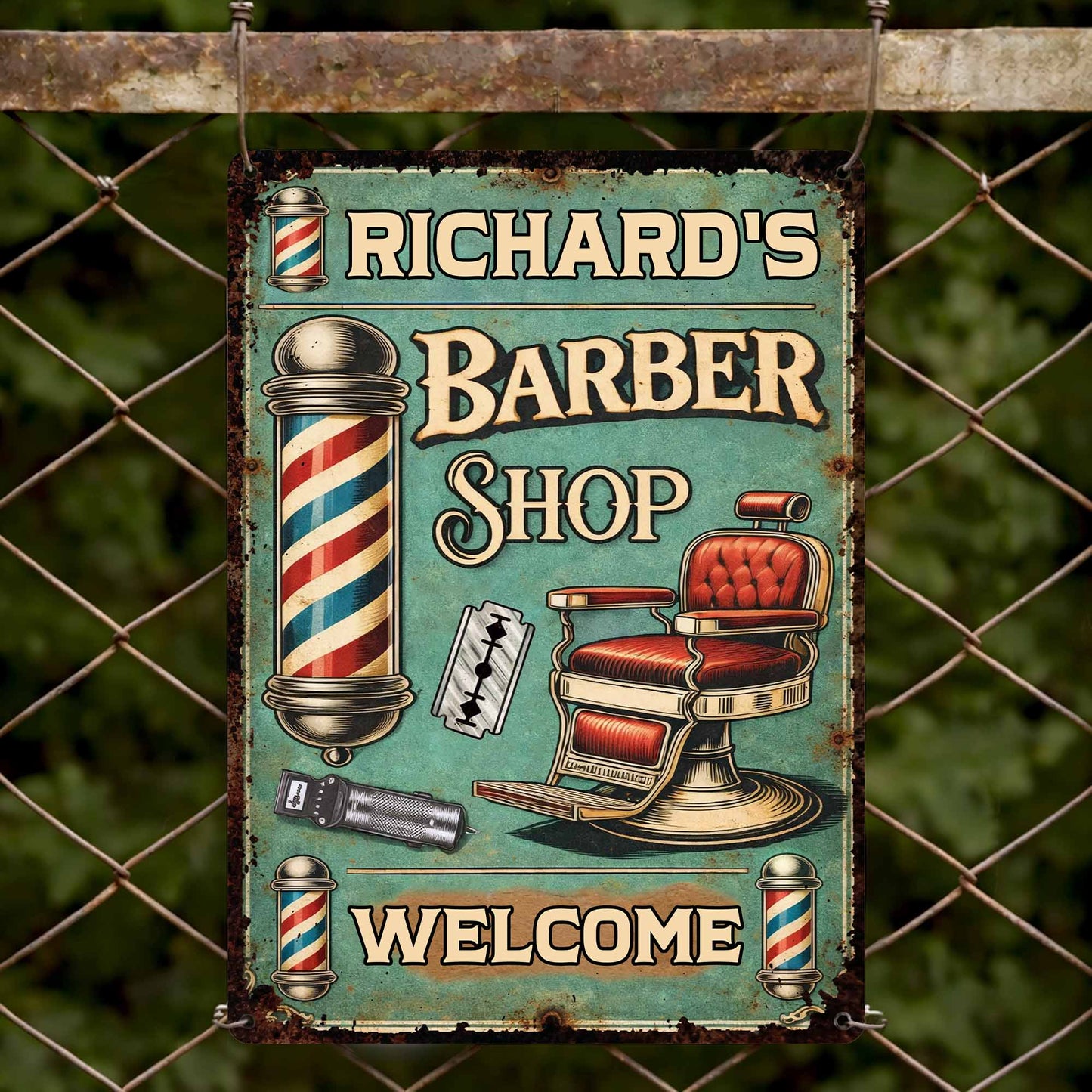 Metal Sign gift-ready design for Dad