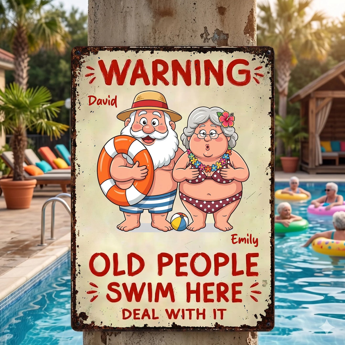 Metal Sign gift-ready design for Grandma