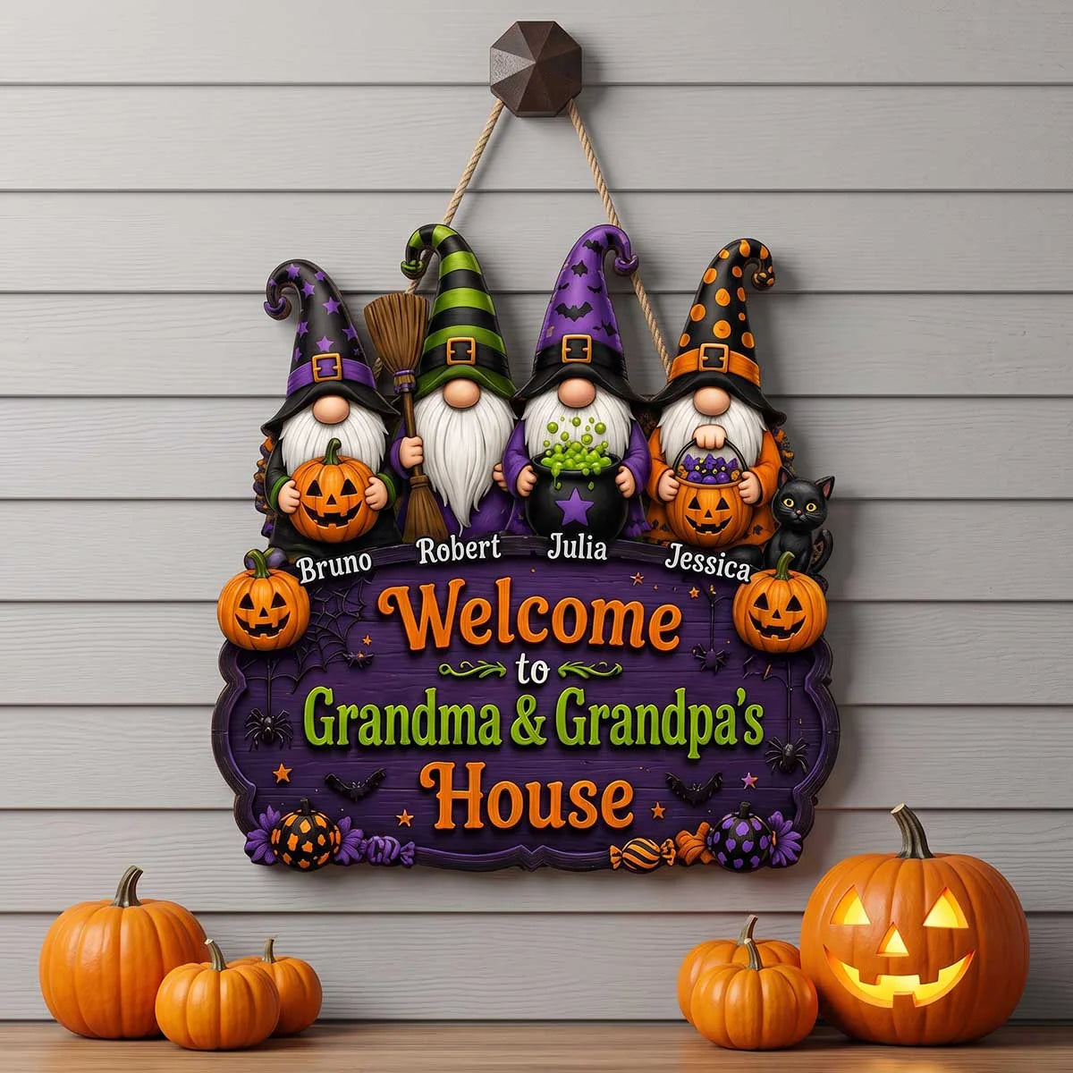 Wood Sign detail view for Grandma