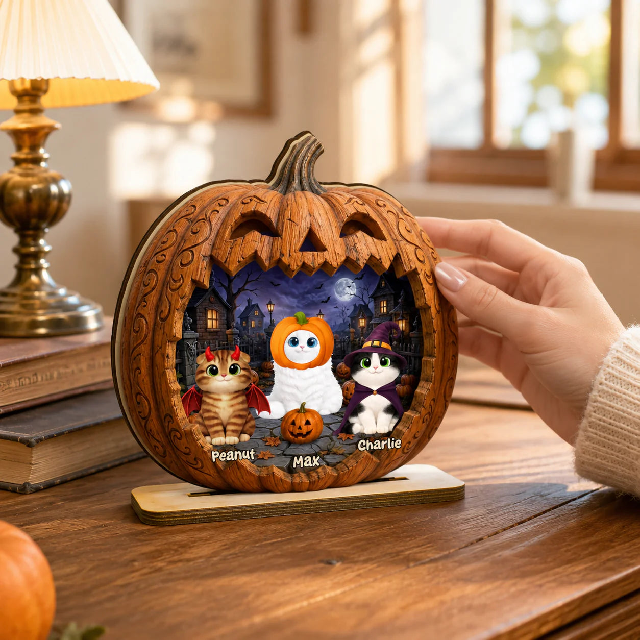 Personalized Cat Mom Gift personalization view for Cat Lovers