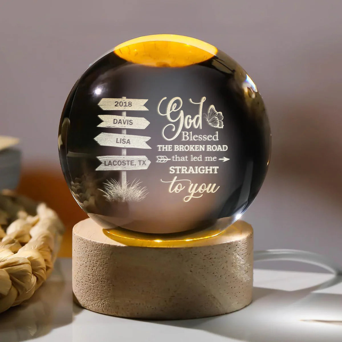 Night Light gift-ready design for Wife