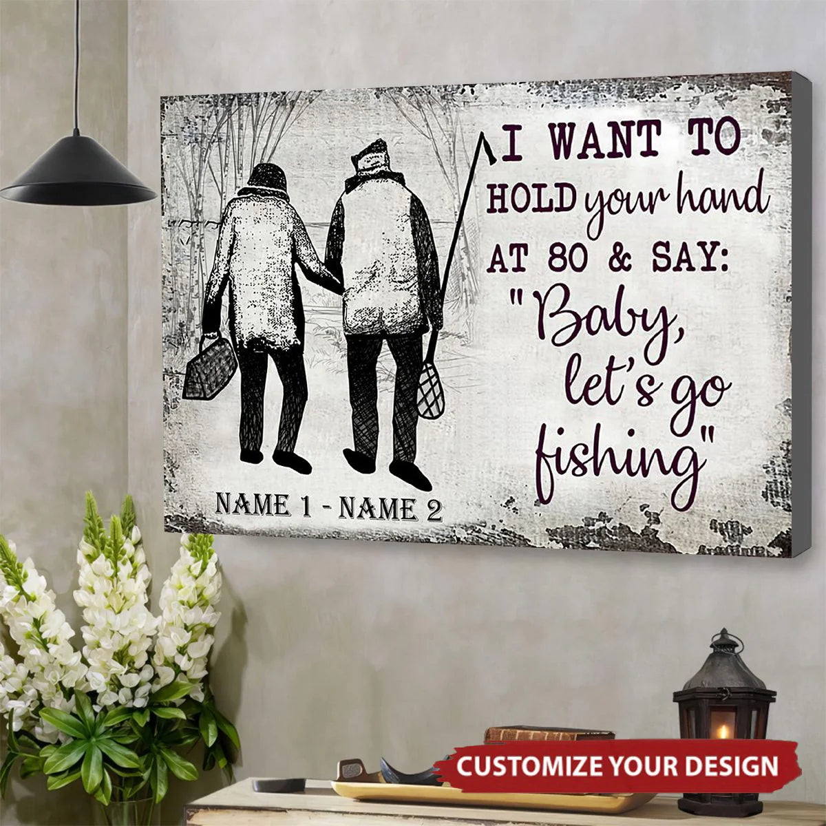 Canvas / Poster gift-ready design for Wife