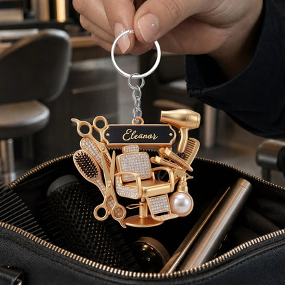 Custom Hairdresser Gift personalization view for Best Friends