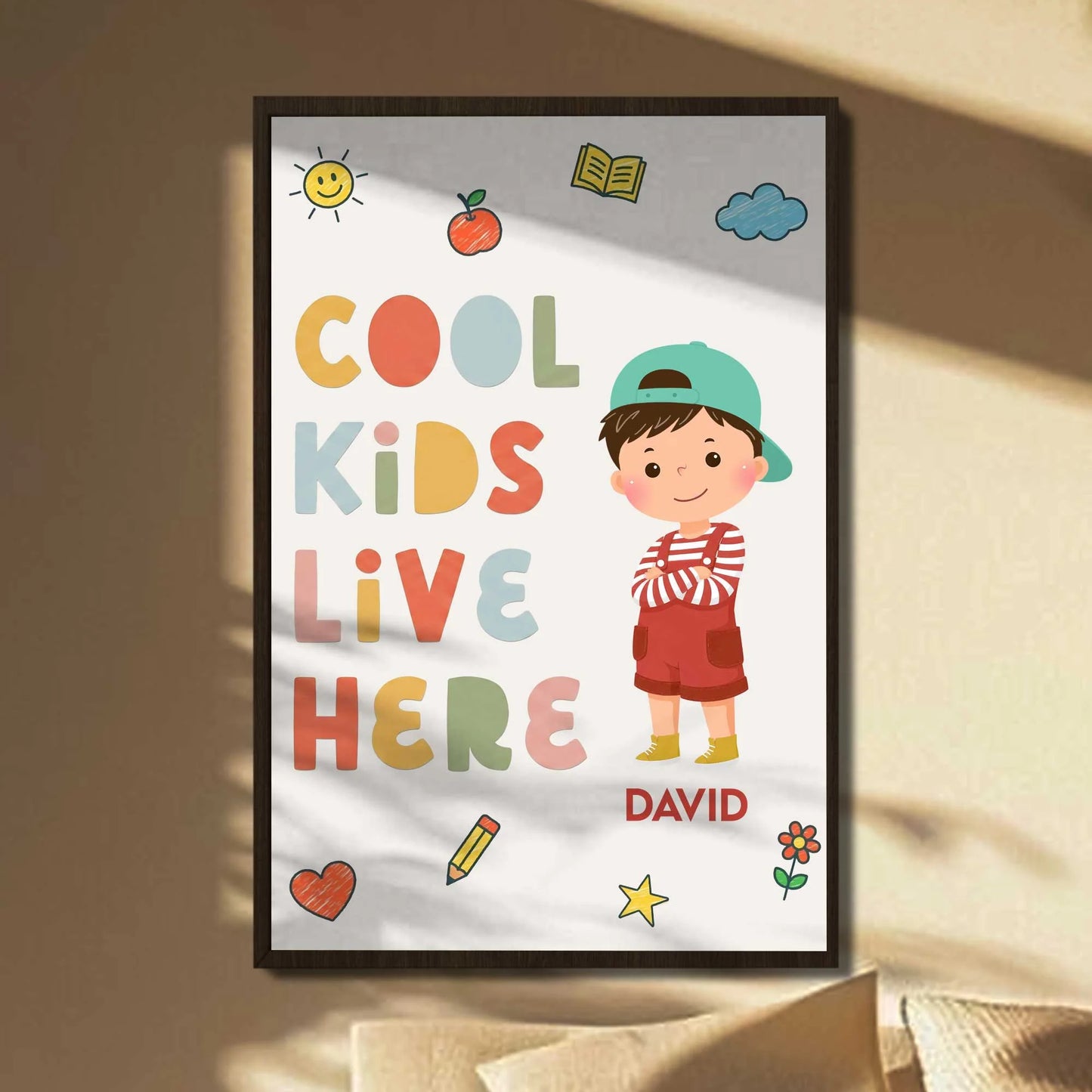 Personalized Kids Wall Art personalization view for Kids/Babies