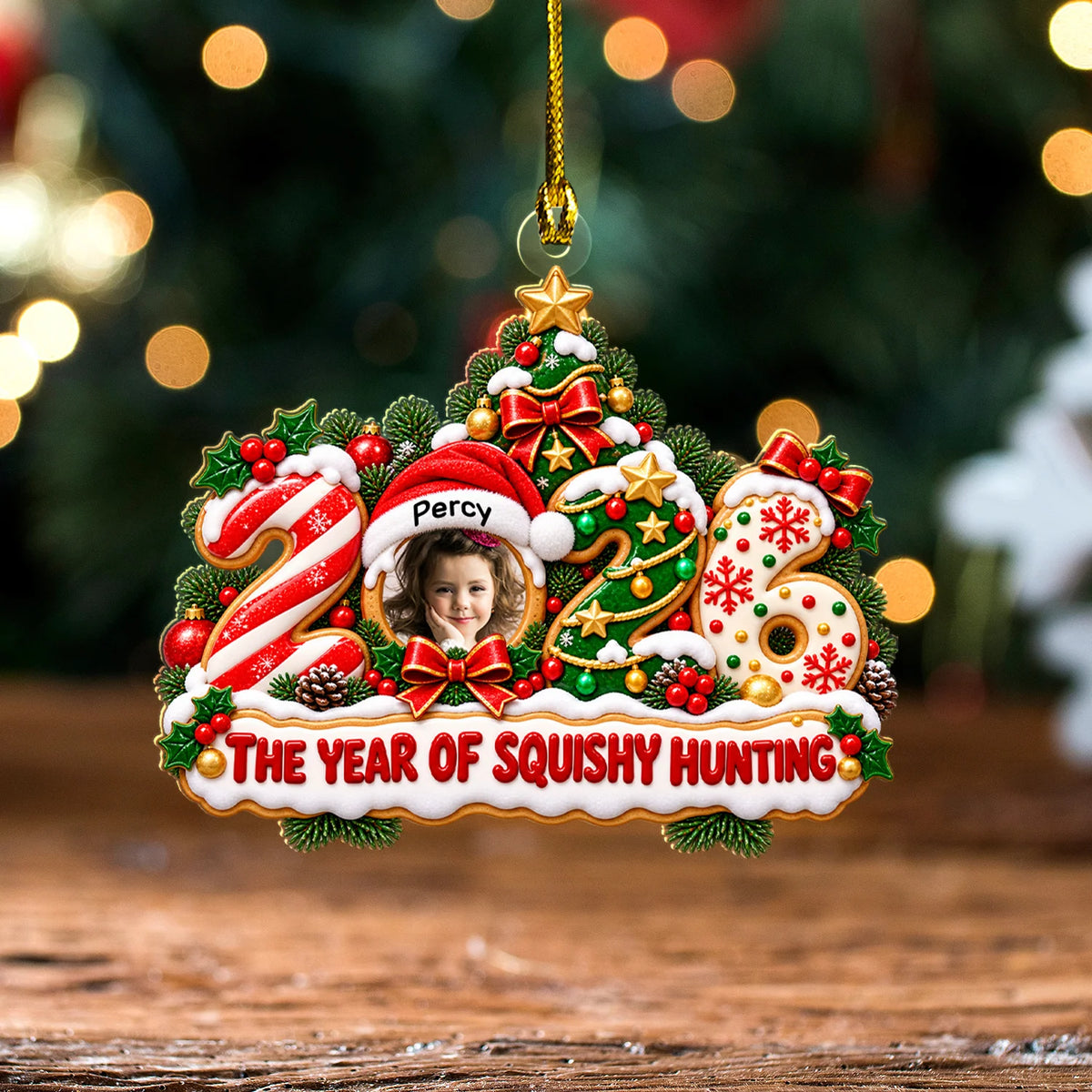 The Year Of Squishy Dumpling Hunting - Personalized Acrylic Ornament - Christmas Acrylic Ornament f4f81047-7e8b-4c68-b7db-e64a2c8eebf4-1.jpg