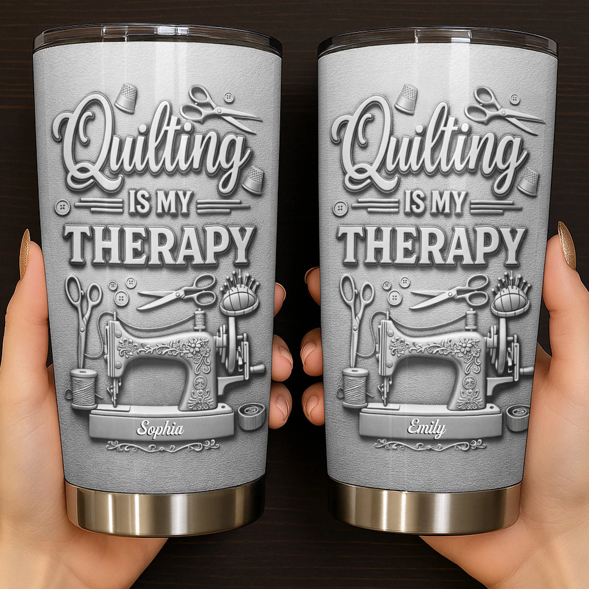 Quilting Is My Therapy Sewing Machine And Crafting Tools