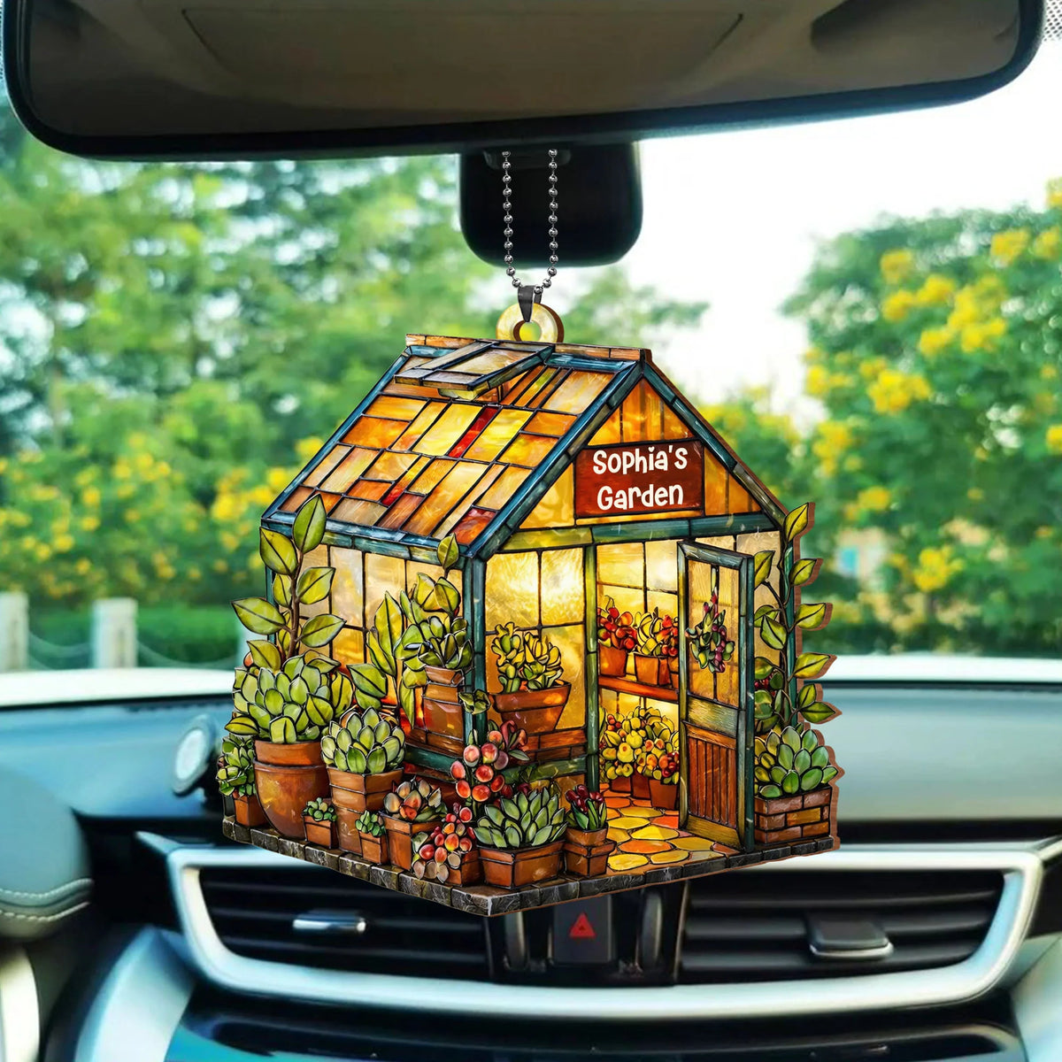 Welcome To My Garden House With Plants And Flowers