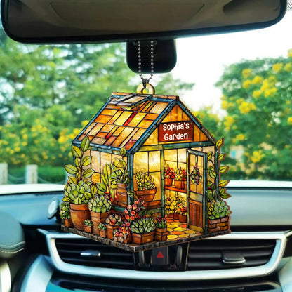 Welcome To My Garden House With Plants And Flowers