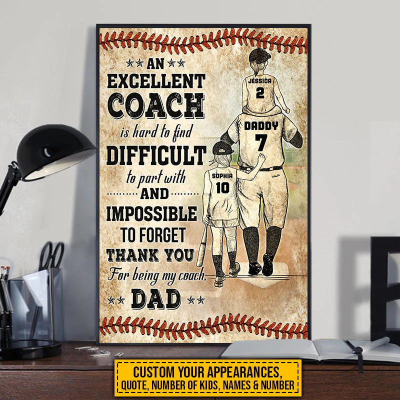Canvas / Poster gift-ready design for Dad