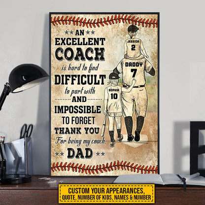 Canvas / Poster gift-ready design for Dad