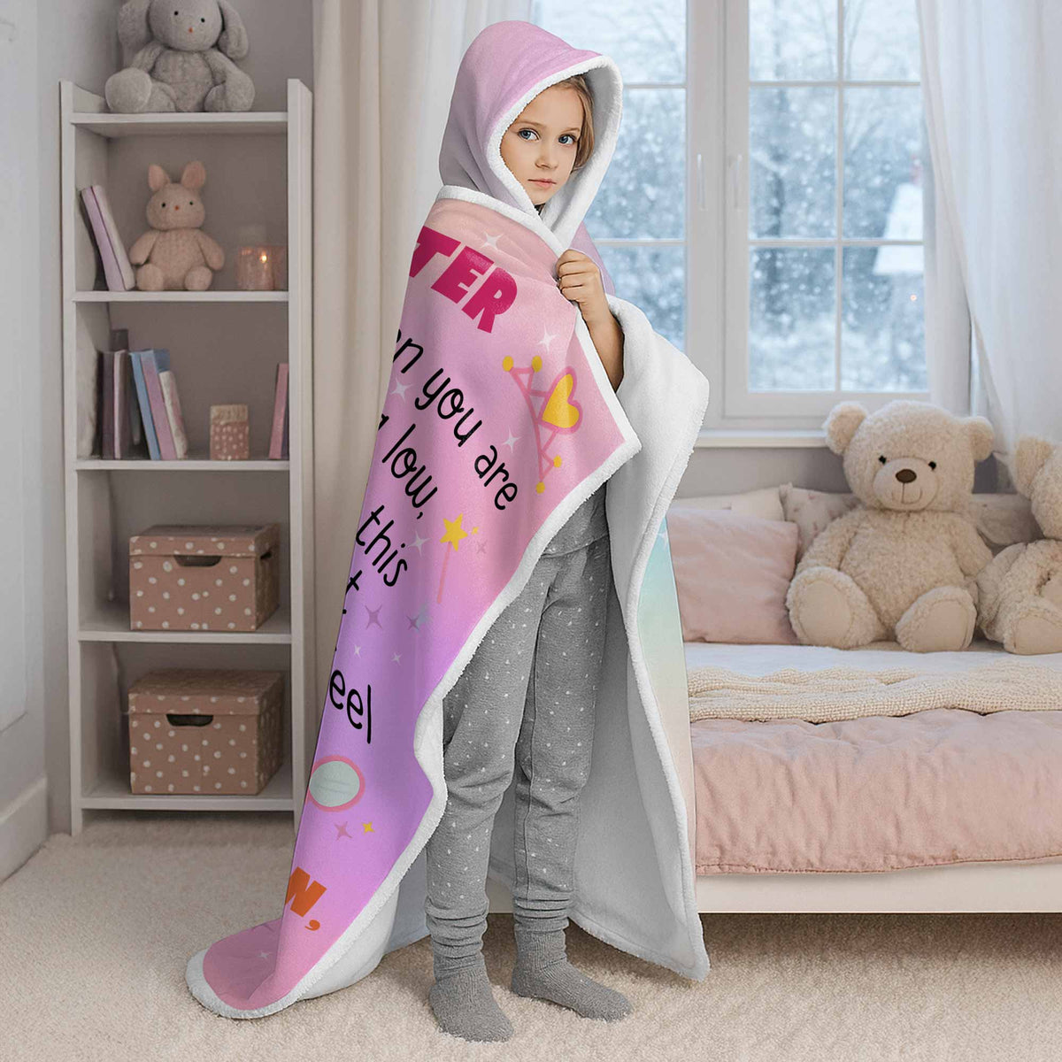 To My Granddaughter Princess And Castles Blanket