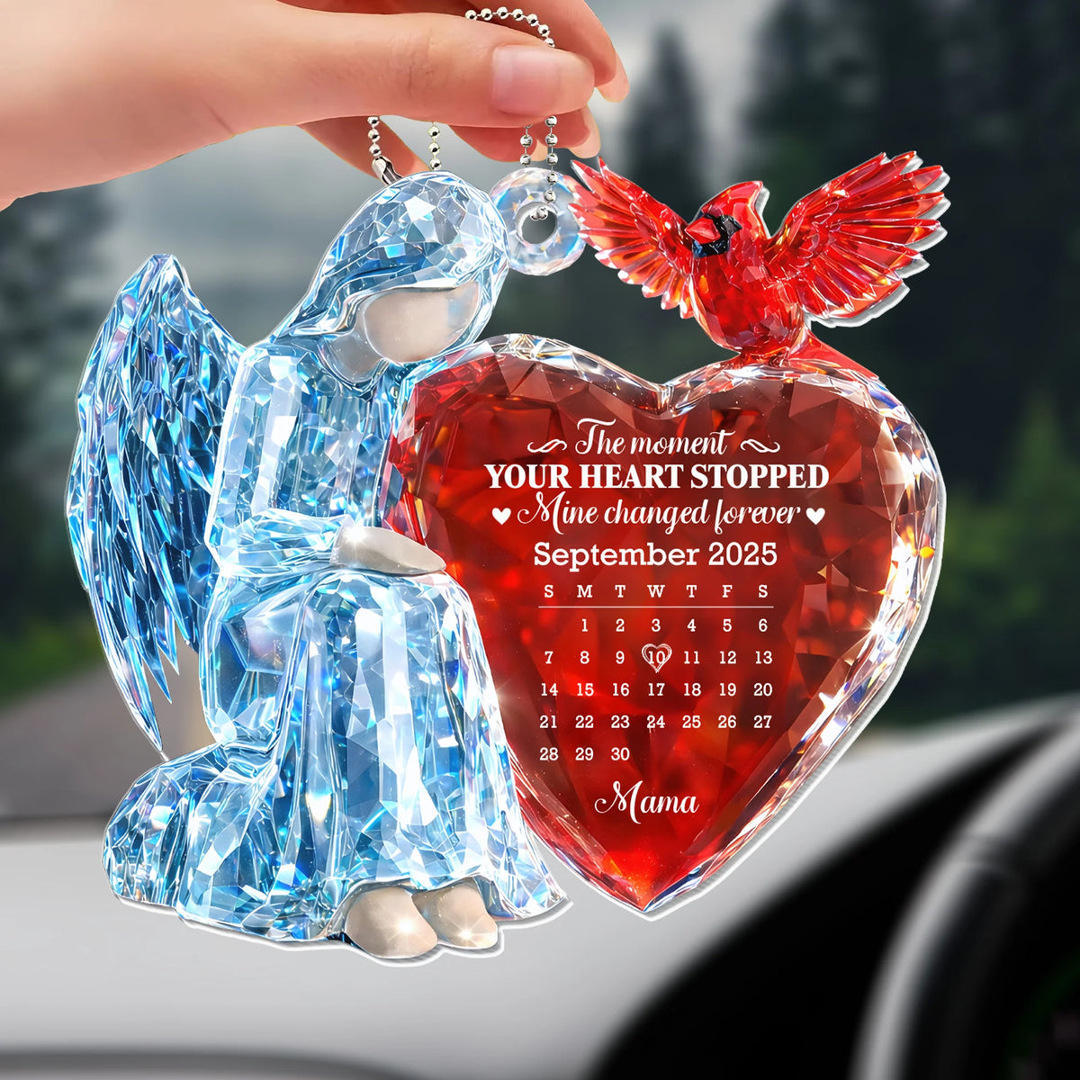 The Moment Your Heart Stopped, Angel And Heart Ornament