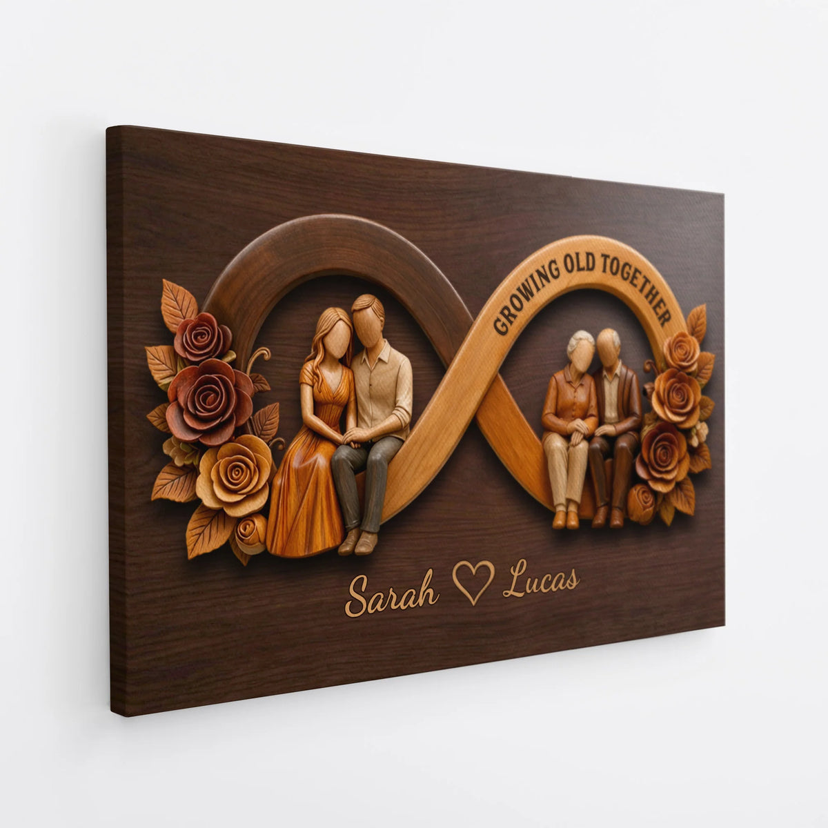 From Our First Kiss Till Our Last Breath - Personalized Couple Canvas / Poster Gift