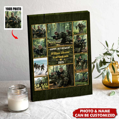 Military Retirement Gift For Dad personalization view for Dad