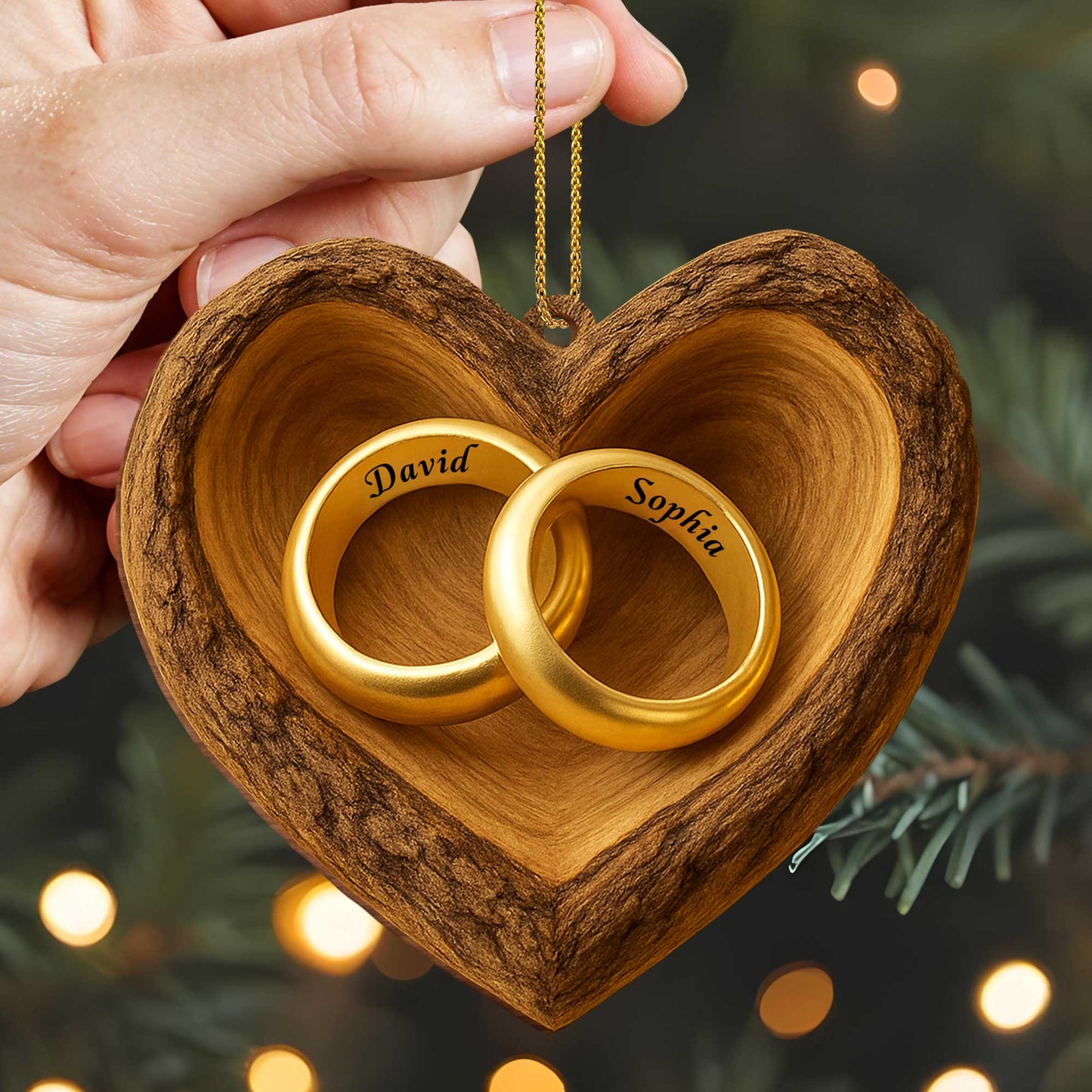 Wooden Ornament gift-ready design for Wife