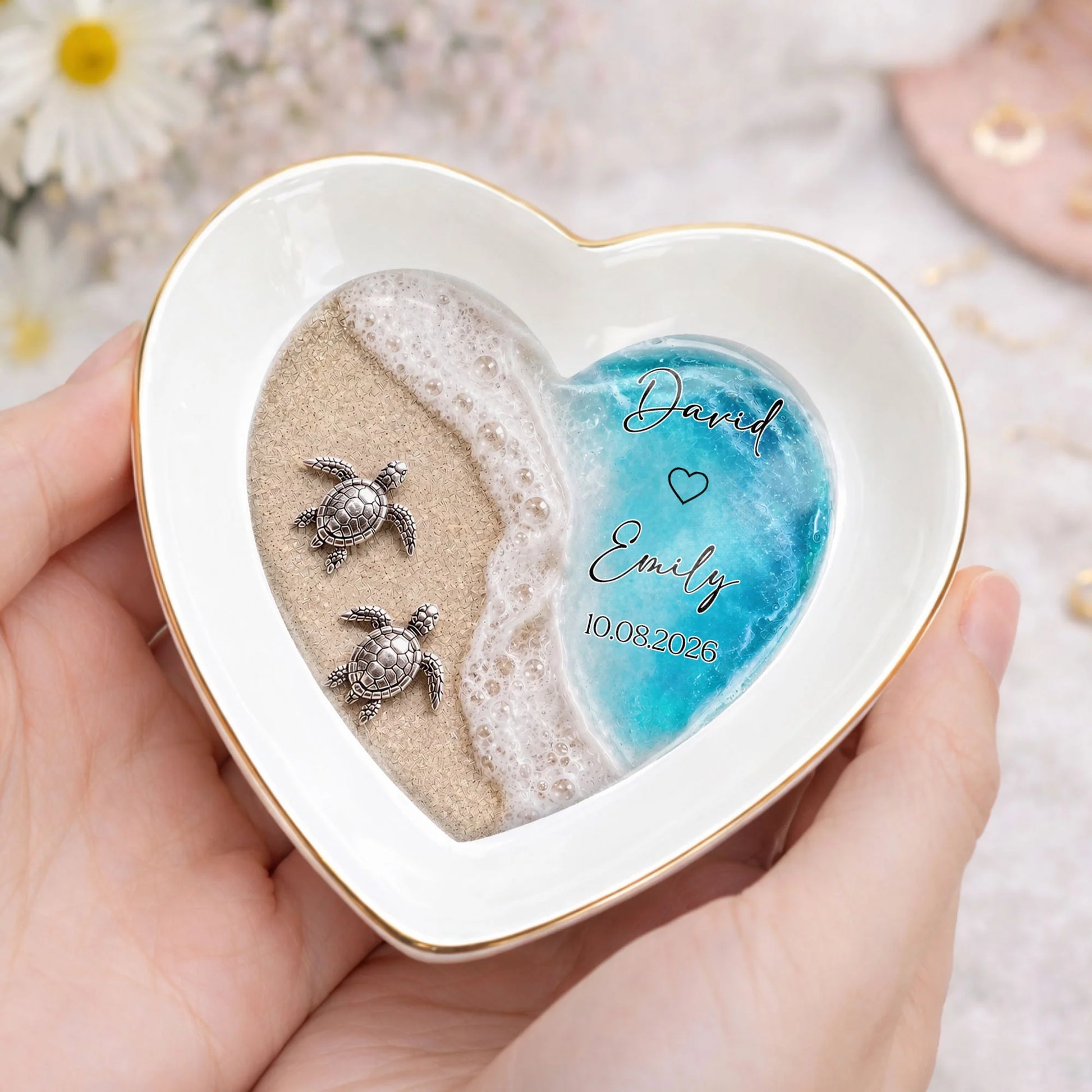 Personalized Jewelry Dish personalization view for Wife