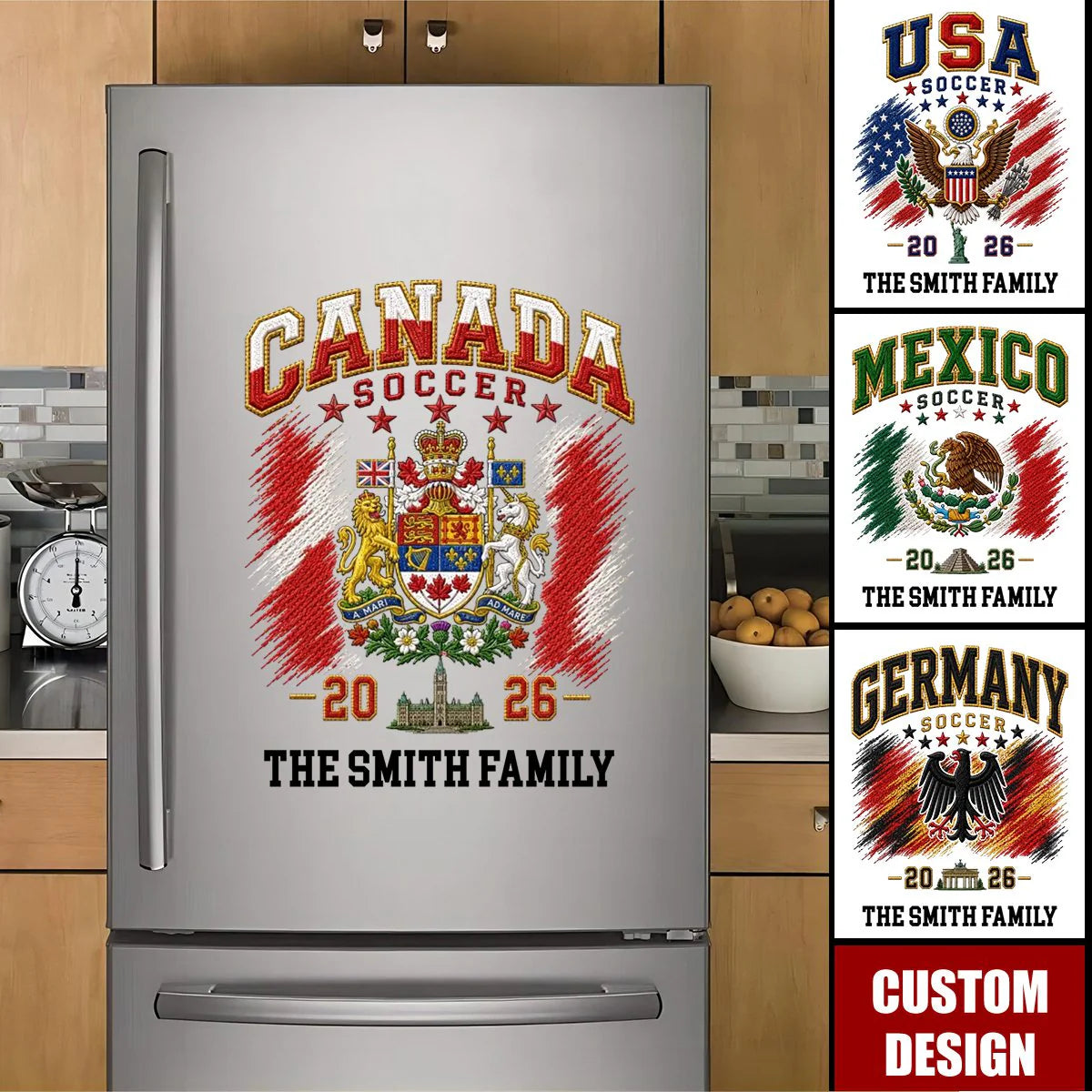 Custom Usa Soccer 2026 Car Decal for Dad with personalized design details for meaningful gifting image 8
