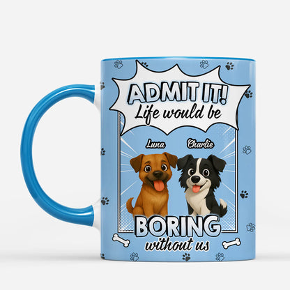 Custom Dog Mug personalization view for Dog Lovers