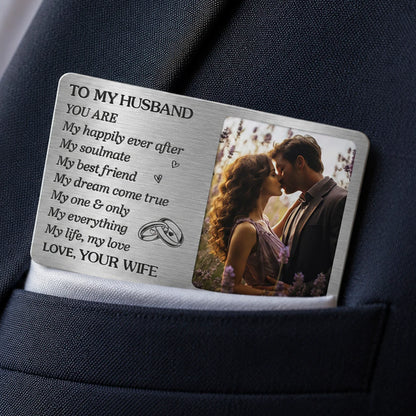 Wallet Card gift-ready design for Husband