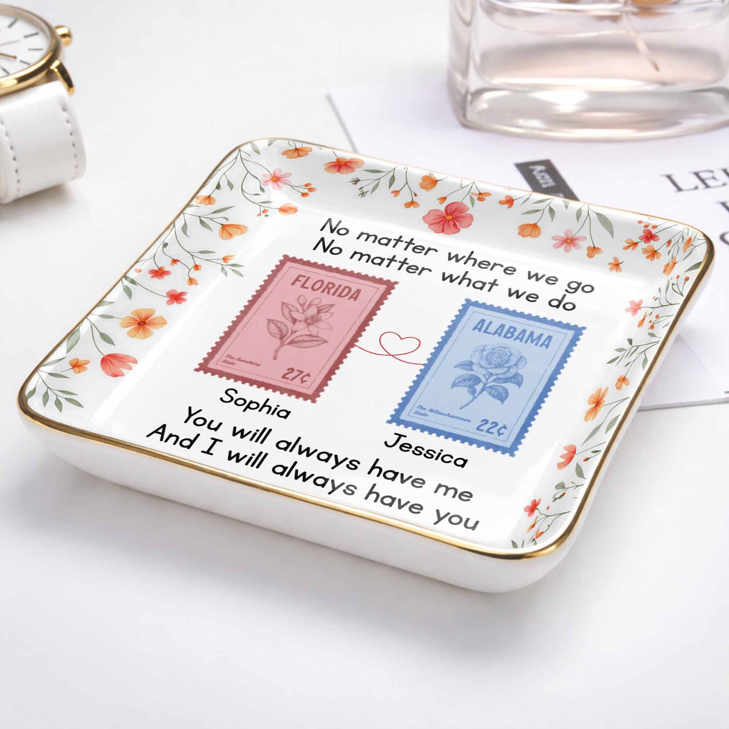 Jewelry Dish gift-ready design for Best Friends