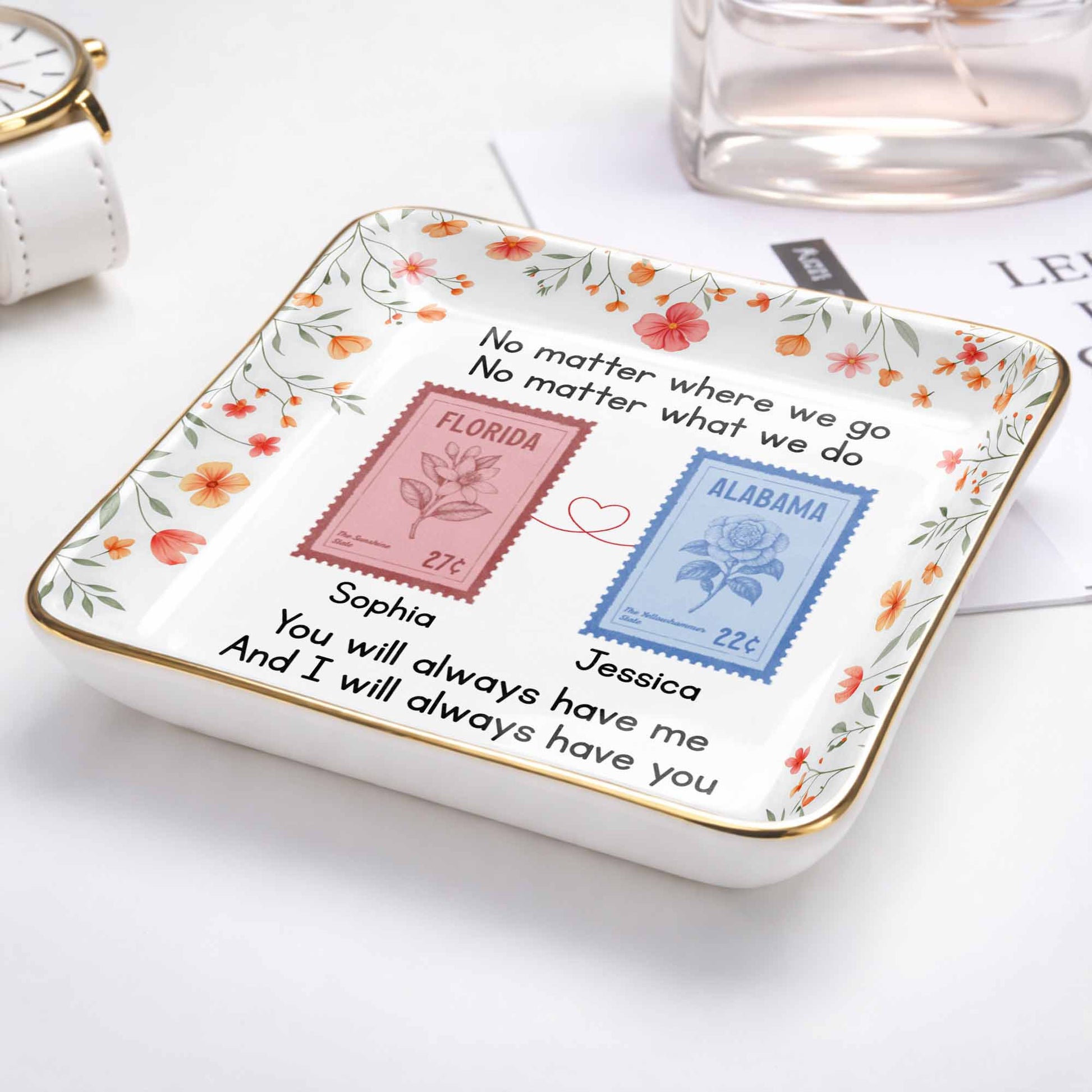 Jewelry Dish gift-ready design for Best Friends