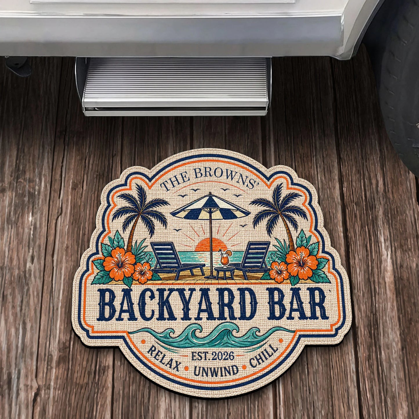 Doormat gift-ready design for Family