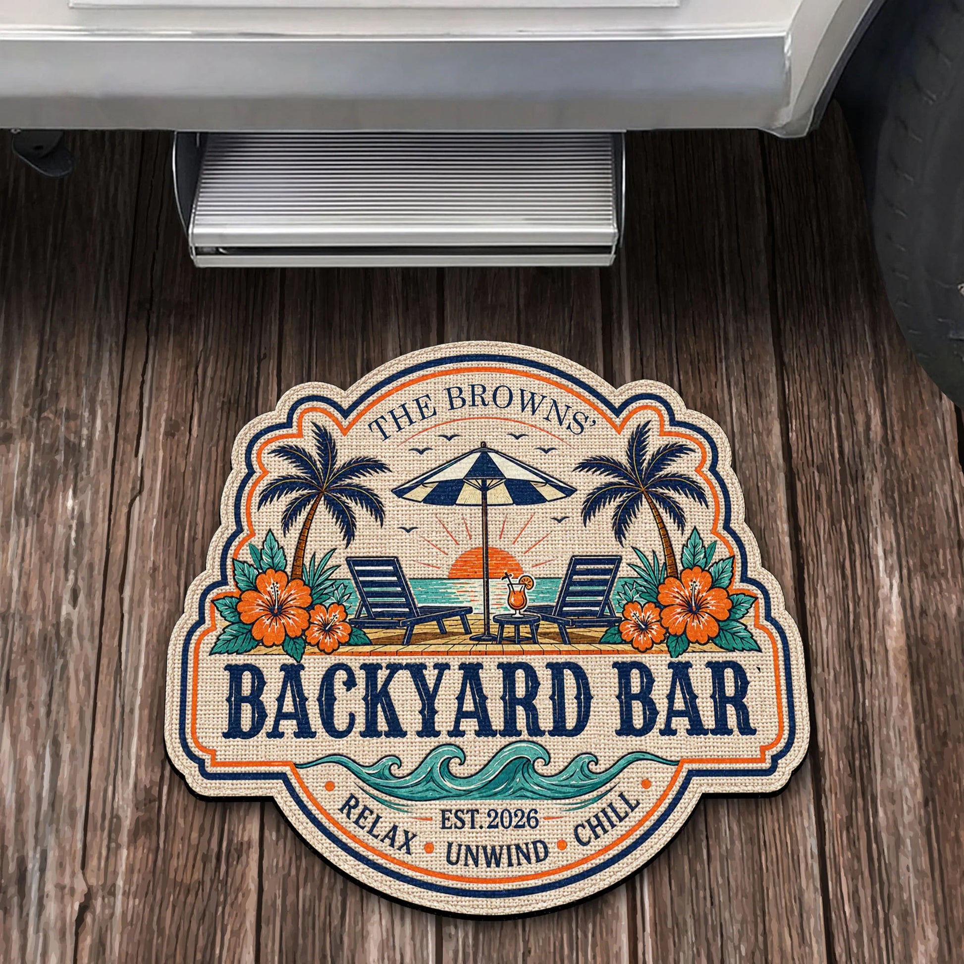 Doormat gift-ready design for Family