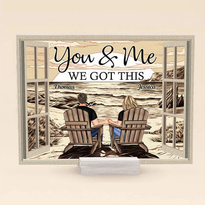 Plaque gift-ready design for Couples