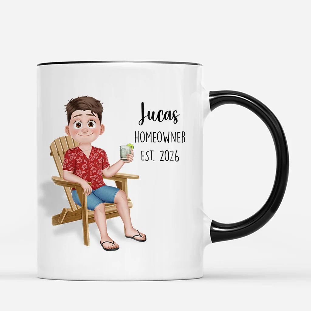 "Every Sip Tastes Like I Own This Place" Personalized Mug - Funny New Homeowner Gift