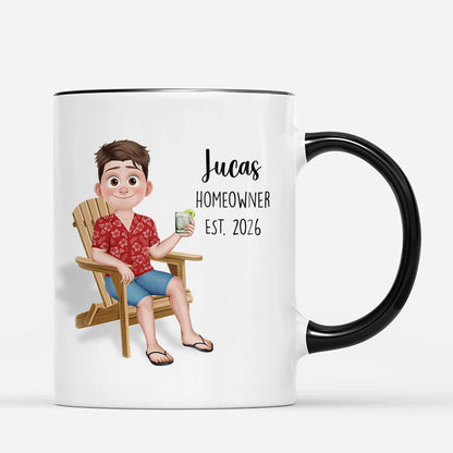 "Every Sip Tastes Like I Own This Place" Personalized Mug - Funny New Homeowner Gift