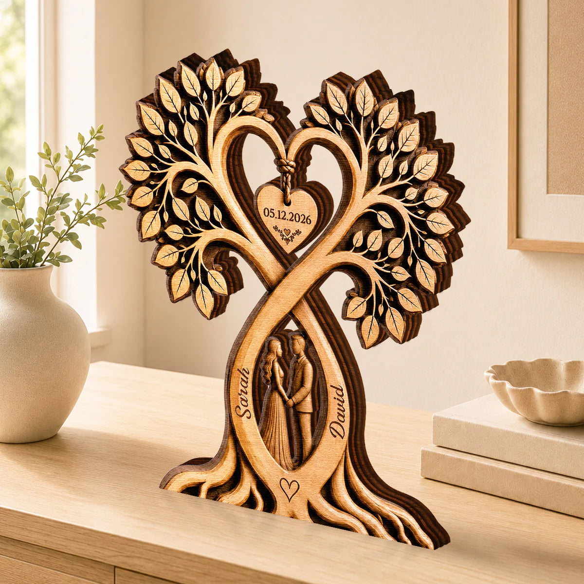 Plaque gift-ready design for Wife