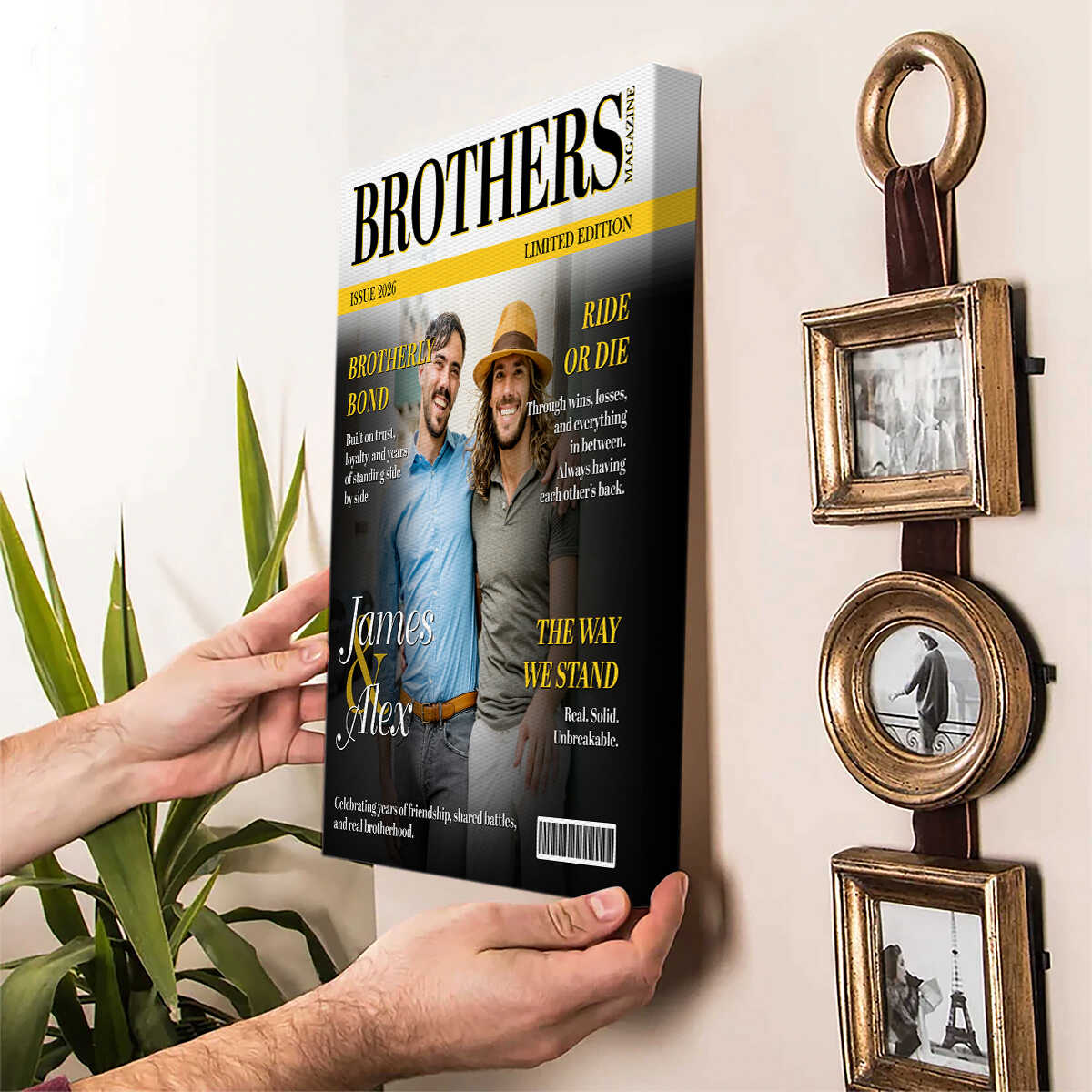 Canvas / Poster gift-ready design for Brother