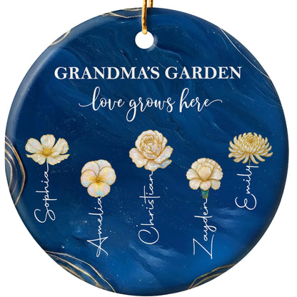 Grandma's Garden Love Grows Here With Flowers