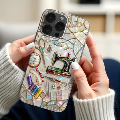 Personalized Clear Phone Case personalization view for Mom