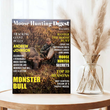 Custom Hunting Canvas Print personalization view for Dad