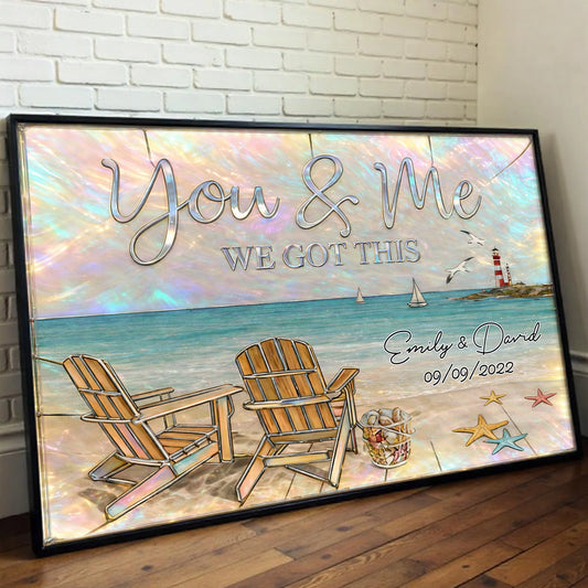 You & Me We Got This, Beach And Lighthouse