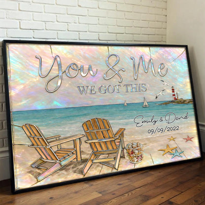 You & Me We Got This, Beach And Lighthouse
