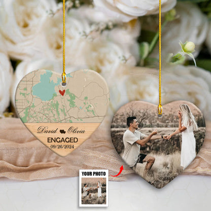 Ceramic Ornament detail view for Couples