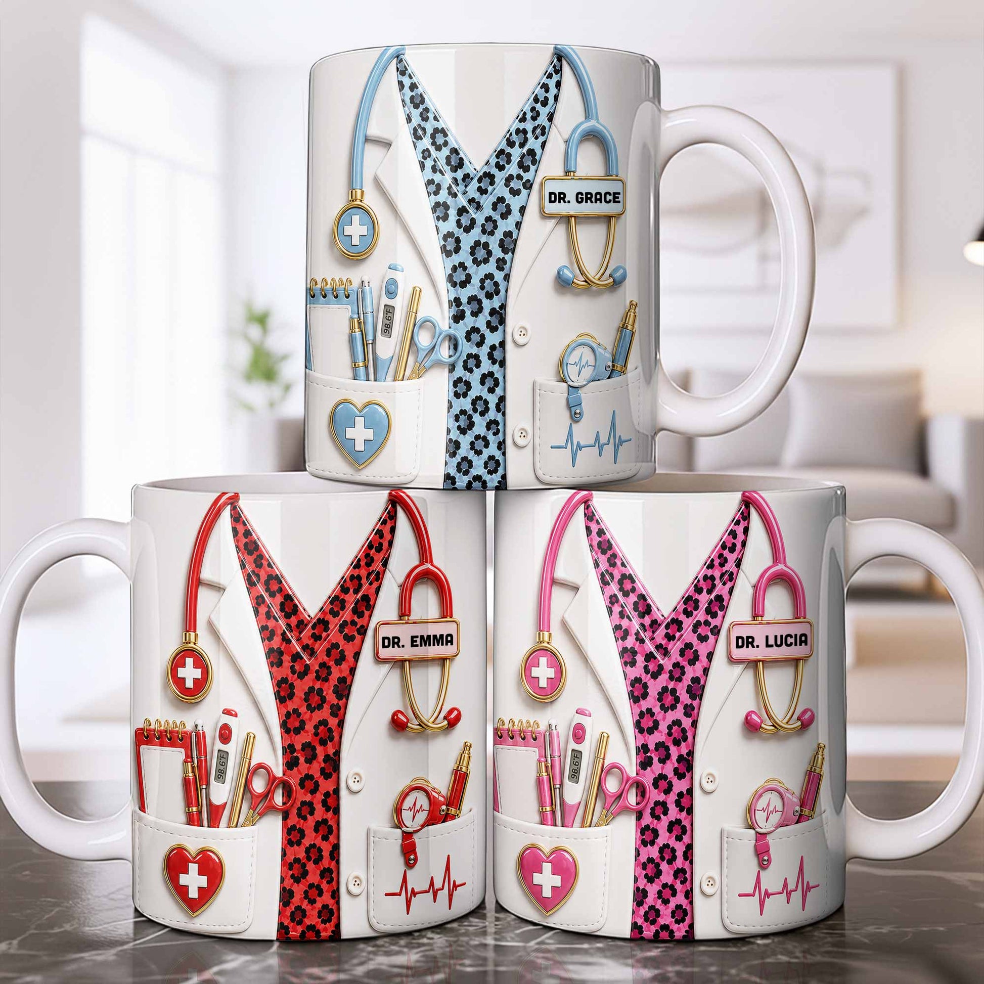 Personalized Doctor Mug personalization view for Nurse