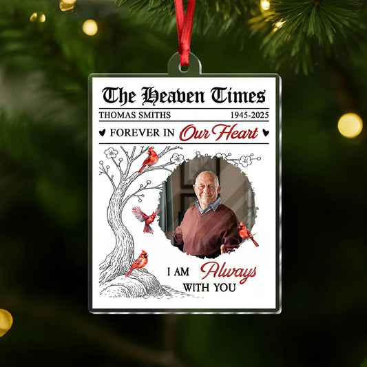 Custom Photo Acrylic Ornament - Personalized Christmas Memorial Sympathy Gifts For Loss Of Mom, Dad - Peaceful Rest In Angel Wings c8046ee0-d824-4c2a-b80b-1ca88e7b8ad6-1_0.jpg