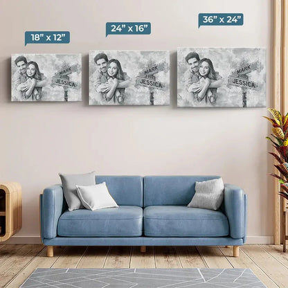 Couple - Be Lovers But Be Best Friends Too - Personalized Canvas Poster PRINTS10