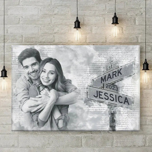 Couple - Be Lovers But Be Best Friends Too - Personalized Canvas Poster PRINTS10