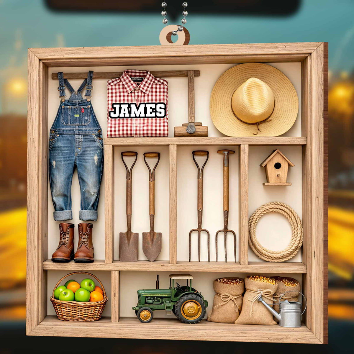 Celebrate Farm Life With Tractor And Gardening Tools