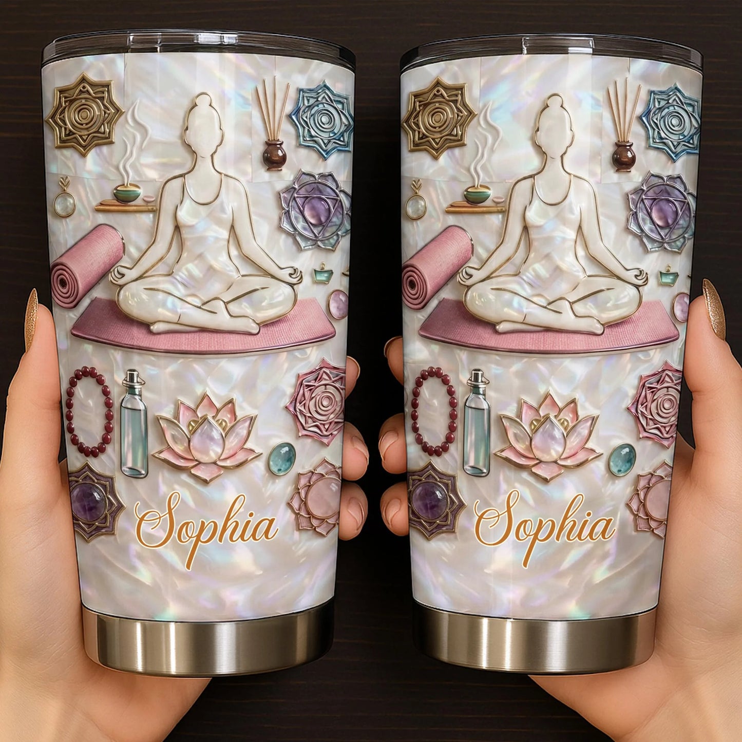 Tumbler gift-ready design for Mom