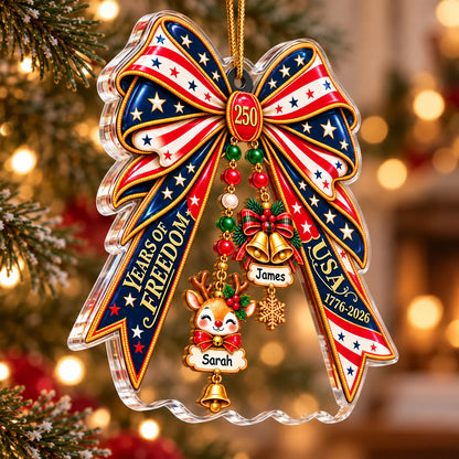 This Christmas 250 Year Of Freedom - Personalized Acrylic Ornament - Christmas Acrylic Ornament 046fc3ee-c6a3-4500-8b3e-5c1bbbae45c0-bd199208-ff70-4f42-b380-0cd3df30c30a.png