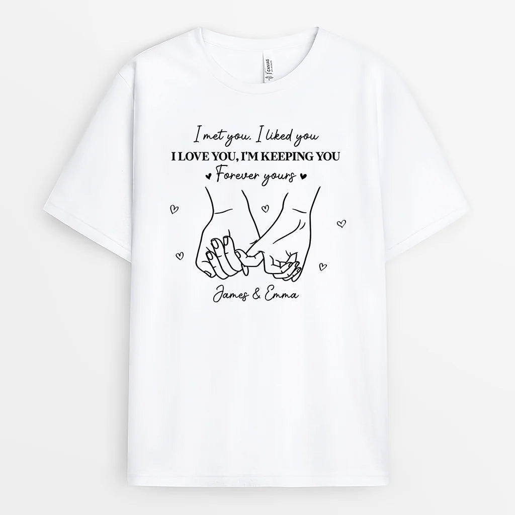 Personalized Couple Shirt personalization view for Couples