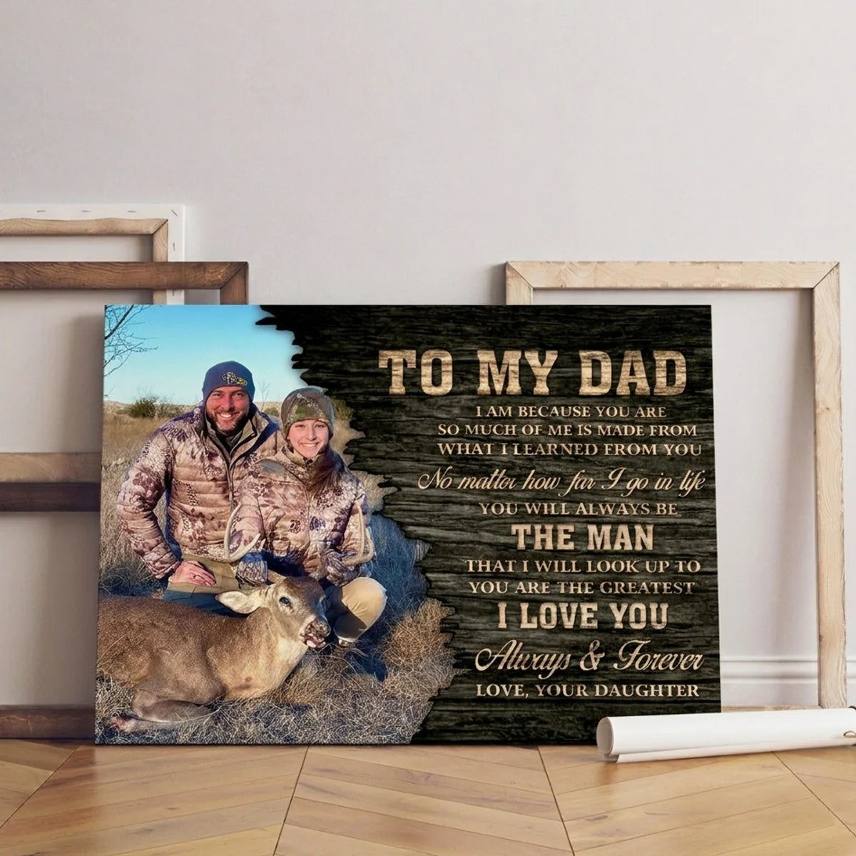 Canvas / Poster gift-ready design for Dad