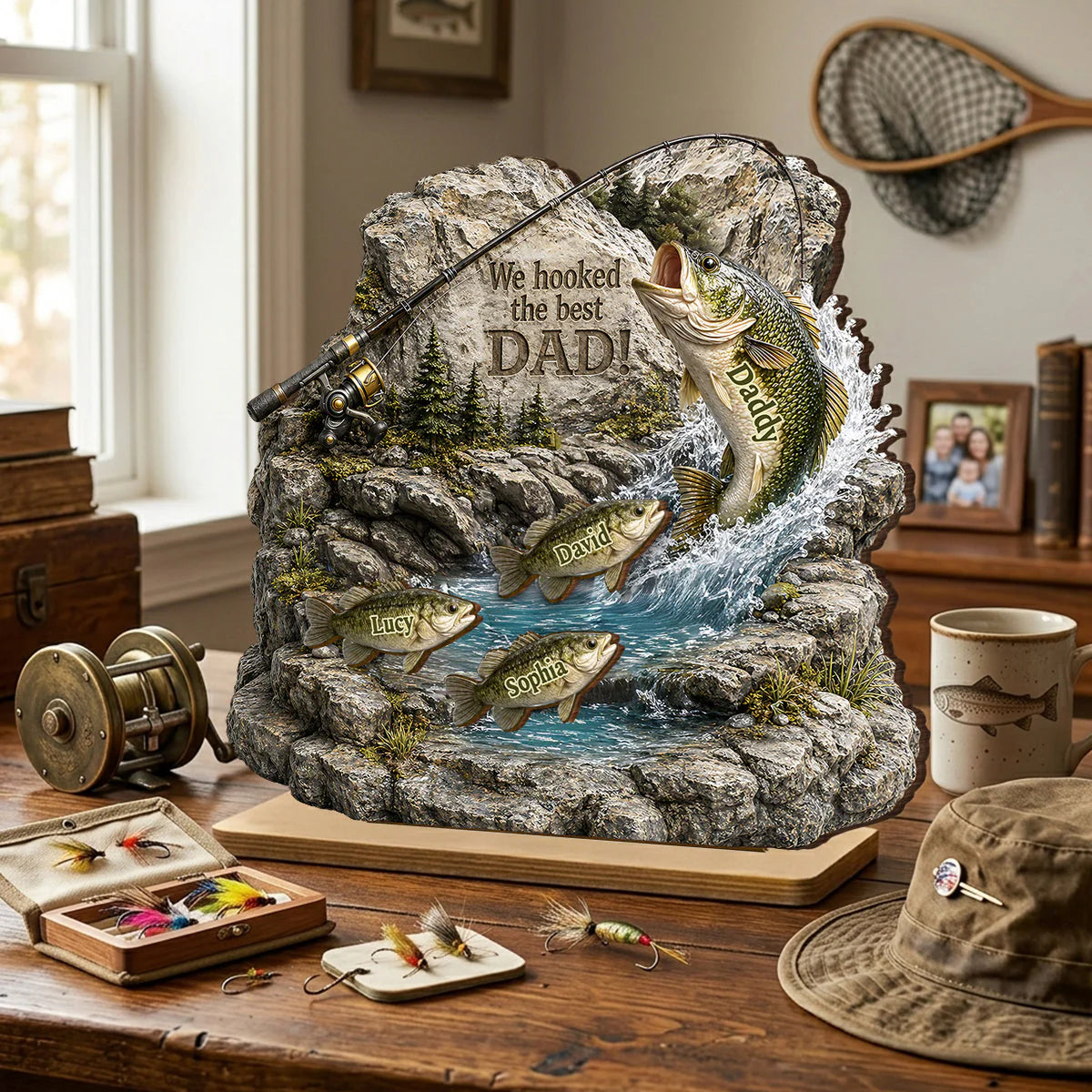 Plaque gift-ready design for Dad